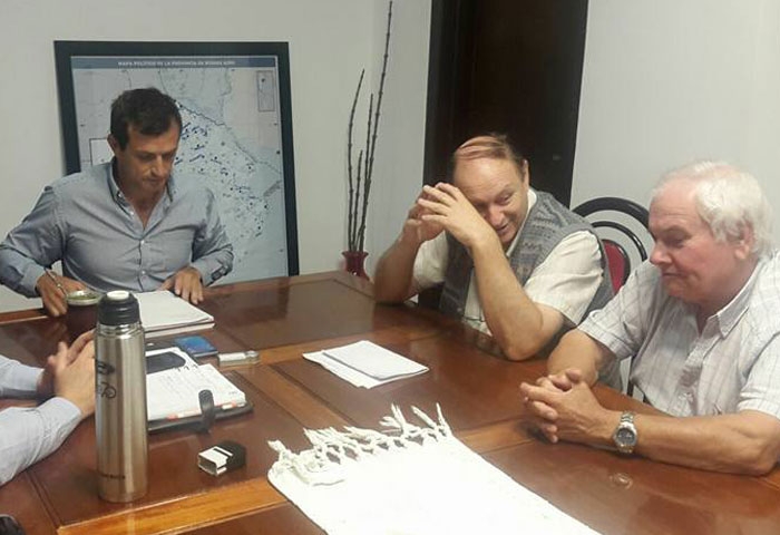 Bucca se reunió con Federación Agraria