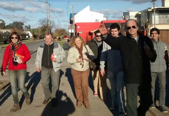 Criado volvió a caminar con García y equipo