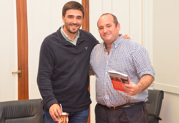 Galli recibió al intendente de La Madrid