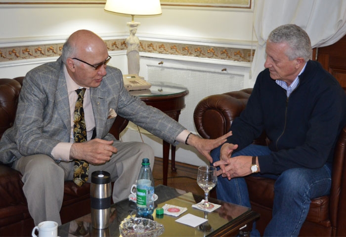 Gorosito se reunió con Sarghini